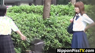 NipponPissTV.com - Naughty Japanese [censored] pissing in a public building openly