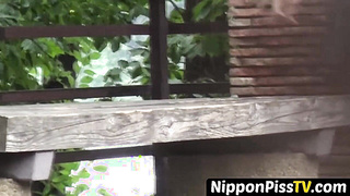 NipponPissTV.com - Naughty Japanese [censored] pissing in a public building openly