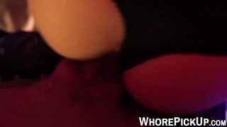 Hooker sucks cock before getting fucked from behind hard