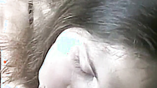 Amateur chick makes him cum by sucking him off real good