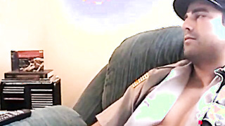 Str8Seduction.com - Officer receives a homemade blowjob from amateur homosexual vigorously