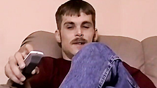 JoeSchmoeXXX.com - Straight dude enjoys blowjobs from eager gay cocksuckers