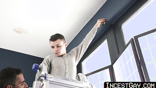 [censored]Gay.com - Petite twink gives intense blowjob to stepdad's throbbing cock