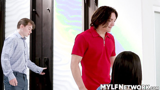 MILFs Mckenzie Lee and Aviana Violet swapping massive virgin cocks