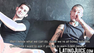 Charming guy Kendro fucks hard tattooed Enzo to cure his boredom