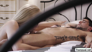 Trans cheater enjoy suck friends husbands hard dick