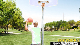 TwinkStrokes.com - Latino gay Ari and Antonio suck and fuck huge cock bareback