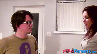 The gorgeous babe Bella Star wildly sucks my big throbbing cock