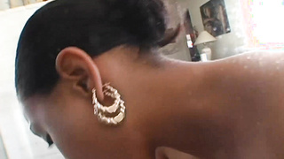 Huge ass ebony with big natural tits Alicia Tyler rides dick