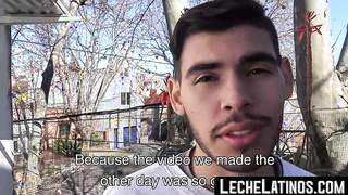 LecheLatinos.com - Straight jock's raw breeding and facial for cash in a kinky encounter