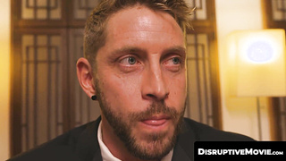 DisruptiveMovie.com - Johnny Ford gangbanged and cumsprayed by seven horny men