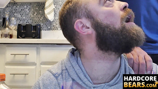 HardcoreBears.com - Grizzly fat bear cock polished hard by his hairy and nasty cub