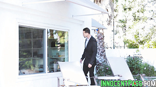 Horny mature guys seduces and bangs sexy babe Cece Capella