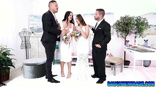 Madalina Moon and Juniper Ren by their stepdads