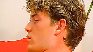 Gay guy ass toyed before taking on two rock solid cocks