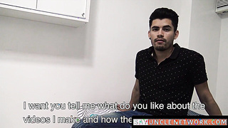 SayUncleNetwork.com - Straight Latino's passionate cock sucking before raw anal pounding
