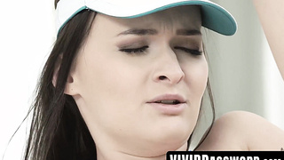 VividPassword.com - Petite Sasha Sparrow takes on a BBC monster in a wild fuck