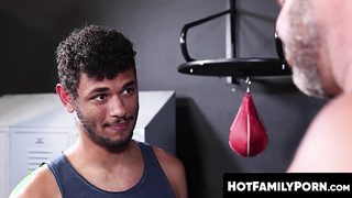 HotFamilyPorn.com - Hunk jock pounds hard with his massive throbbing dick hard