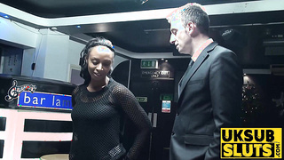 UKSubSluts.com - Ebony babe Lola Marie's spanking and fucking with passion