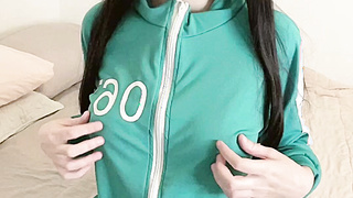 Exposed OF - Squid Game Contestant Amber Kawaii Double Penetrates Her Holes With Toys