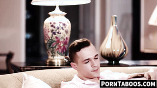 PornTaboos.com - Tattooed Anna de Ville's mouth stuffed with two swollen cocks