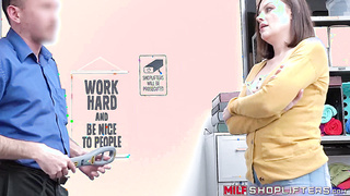 Sovereign Syre sucks and rides after being caught stealing