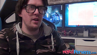 Naughty teen Carmel Cox pounded POV after deepthroat blowjob