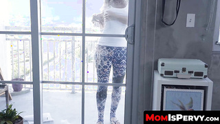 MomIsPervy.com - Cute stepmommy with big booty doggy styled hard and fast POV