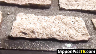 NipponPissTV.com - Japanese babes filmed peeing all around town in public