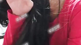 5777 수줍음이 많은 빨간티 로션으로 후장 조교 Korean 텔레 UUB892