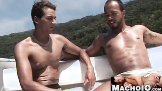 MachoIO.com - Gay sailor rough fucks and facials his Latino lover