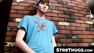 Str8Thugs.com - Twink Dakota's floor-spattering cum shot after a heated jerk off session