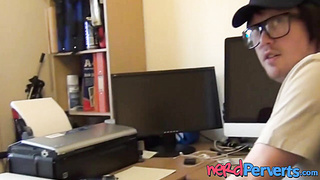 British redhead Lucy Lane sucks dick and gets drilled hard