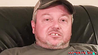 Horny chubby senor moans during passionate and hot anal play