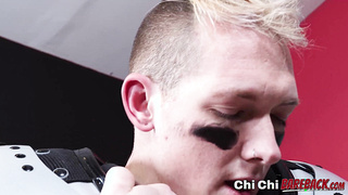 Jackson Cooper and Bennett Anthony bareback in locker room