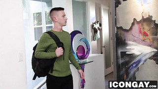 Hairy gay dad has a thing for cute twinks dicks and ass