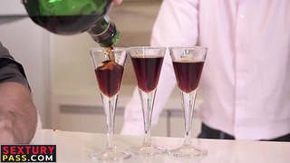 Franceska gets wickedly intimate in a fervent DP threesome