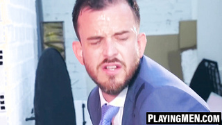 PlayingMen.com - Damon Heart drills new assistant Franky Fox's wet hole