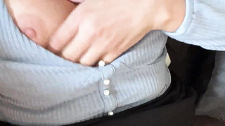 I love licking my boobs before going to [censored]