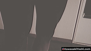 KawasakiYoshi.com - Japanese muscle hunk Kosuke bound and helpless against Shibari master Encho
