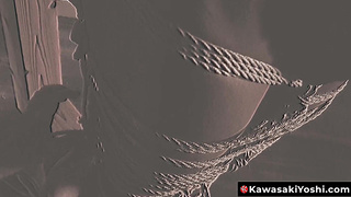 KawasakiYoshi.com - Japanese muscle hunk Kosuke bound and helpless against Shibari master Encho