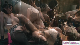 All girl gangs battling it out with sex