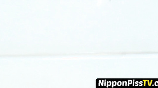 NipponPissTV.com - Beautiful Japanese babes peeing and having fun in public