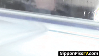 NipponPissTV.com - Beautiful Japanese babes peeing and having fun in public