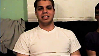 FuckingStraightBoys.com - Squirting shorthaired girl fucked by three men in gangbang