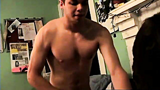 FuckingStraightBoys.com - Squirting shorthaired girl fucked by three men in gangbang