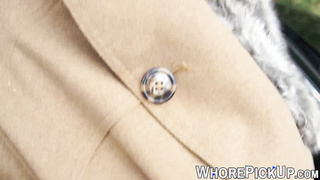 POV video of random prostitute fucking guy for money outdoor