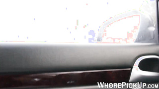 Redhead hooker sucks big dick before being pounded on camera