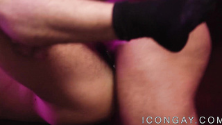 Handsome gays Nick Capra and Hunter Smith rimm and ass fuck