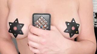 Playful mom distracting you today